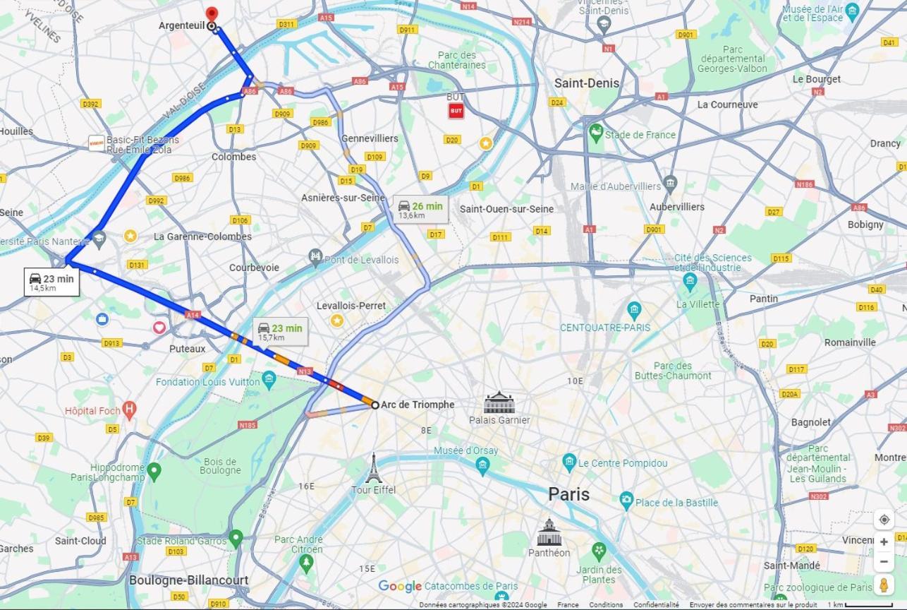 Charmant Appartement A 25 Minutes De Paris. อาร์ฌ็องเตย ภายนอก รูปภาพ